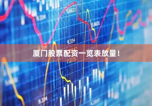 厦门股票配资一览表放量！